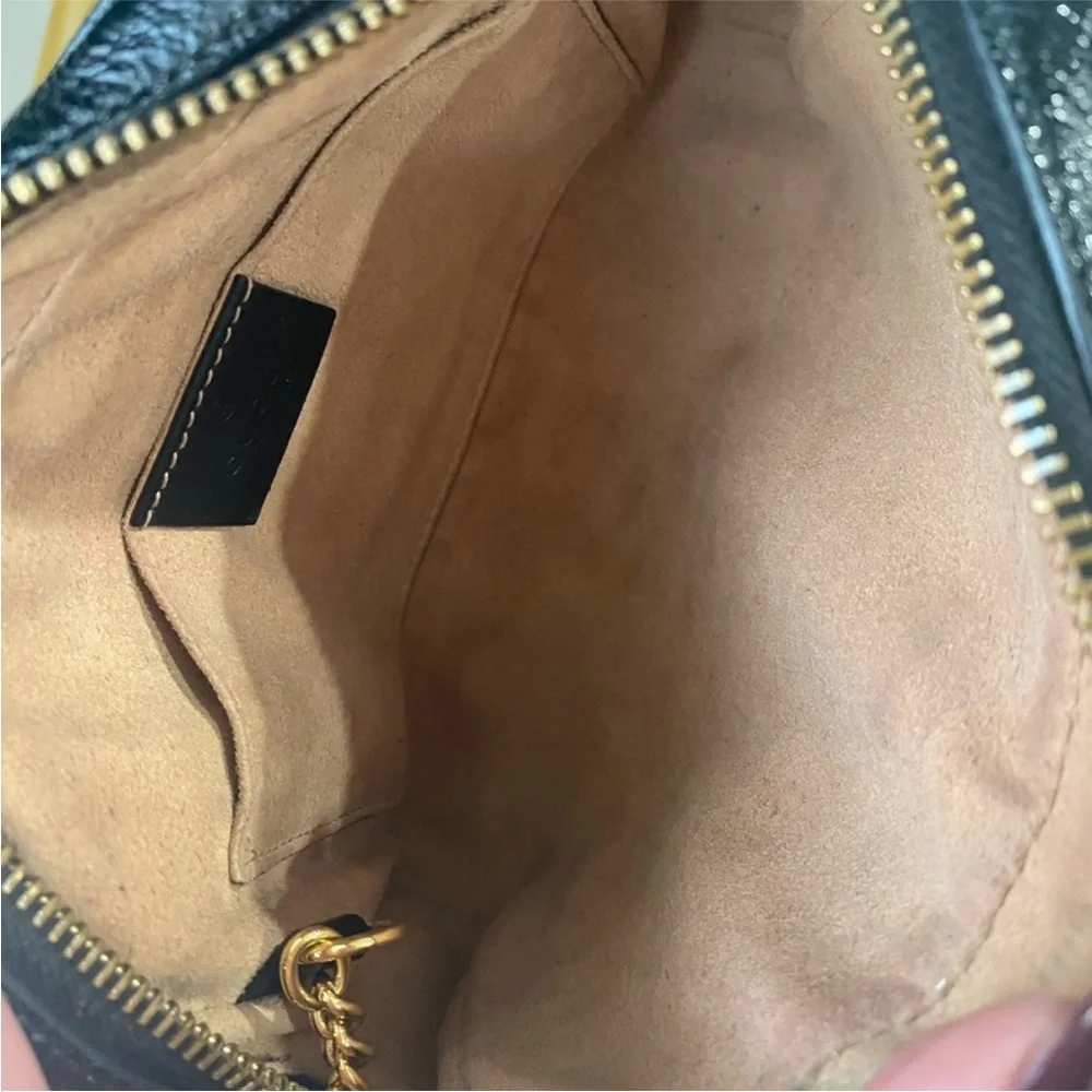 GUCCI Ophidia Red Suede Mini Shoulder Crossbody bag - Picture 9 of 12